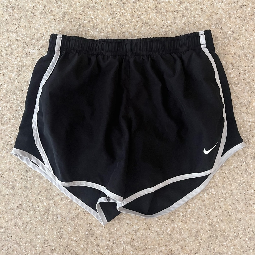 Black nike running shorts